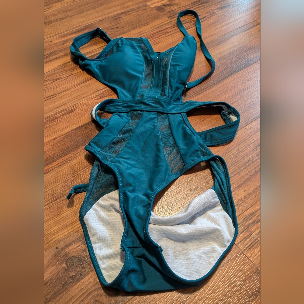 Teal Womens One Piece Swimsuit